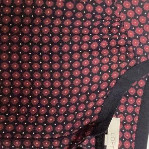 Loft button down top